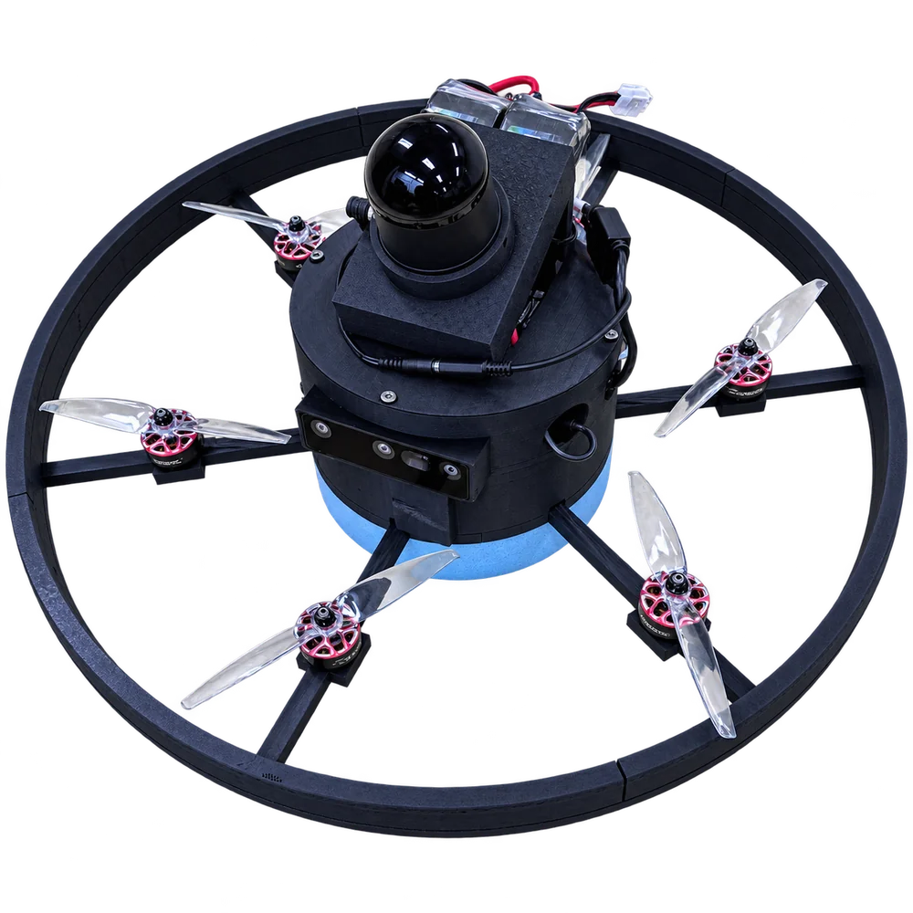 케이지형 드론 3D 렌더 / Cage-drone render
